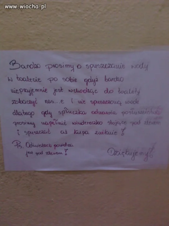 Bardzo prosimy