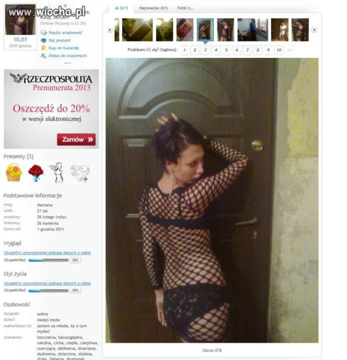 Nową sukienką