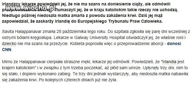 Odmówili aborcji