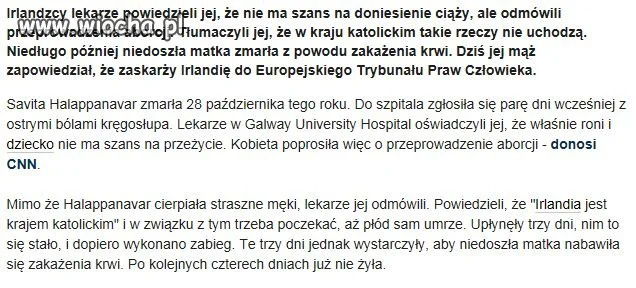 Odmówili aborcji