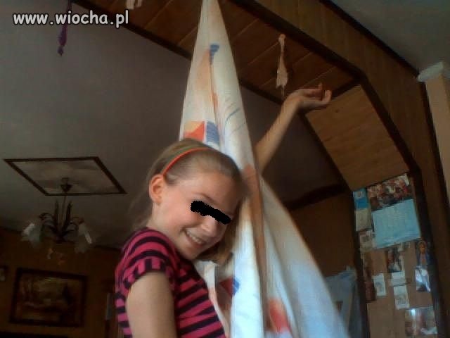 Opis pod zdjęciem " Sesja z firaną "