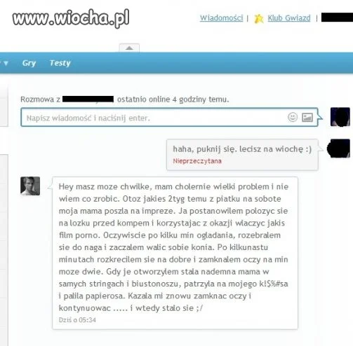 To ma problem.