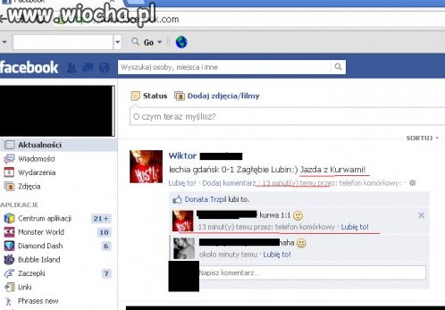 Wierny kibic.. 