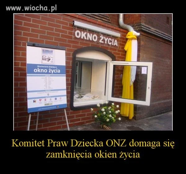 Tak lepiej niech matki zostawiają dzieci 