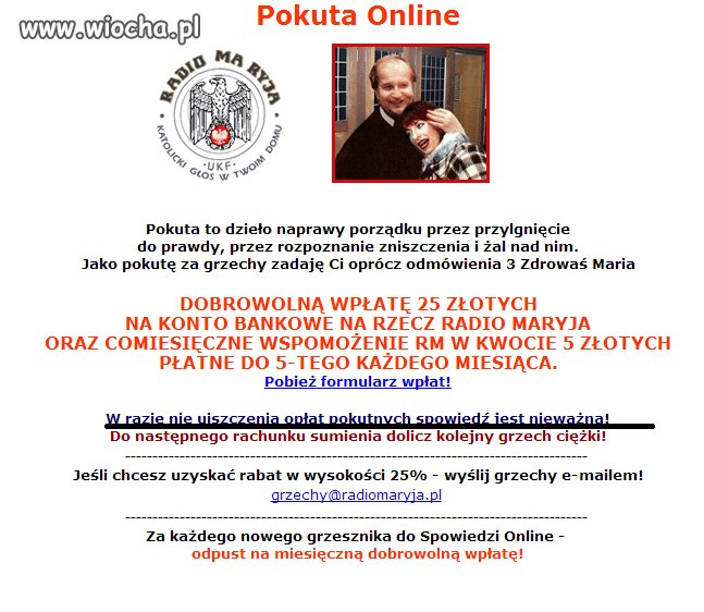 Dobrowolna wpłata..