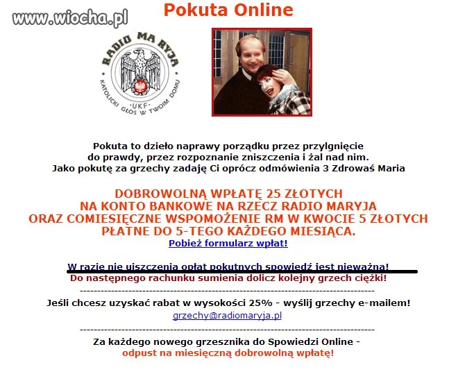Dobrowolna wpłata..