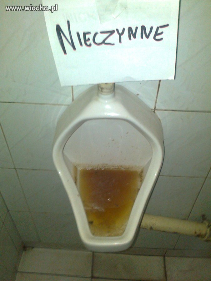 Zapchany pisuar !!!