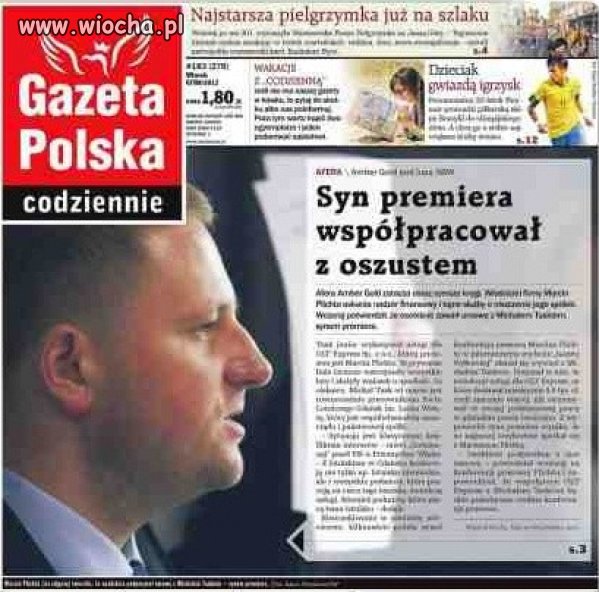 Będąc synem premiera 