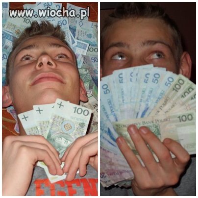 Lans na swoją pierwszą w życiu wypłatę