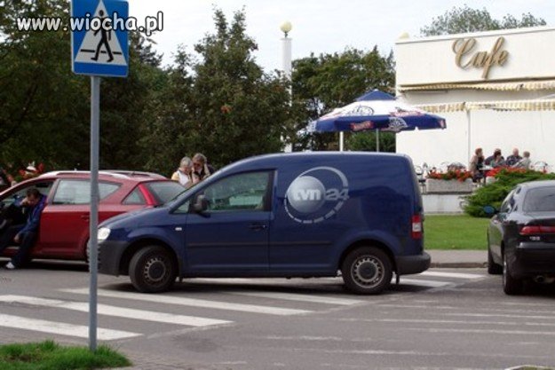 Dla Państwa na żywo z przejścia dla pieszych