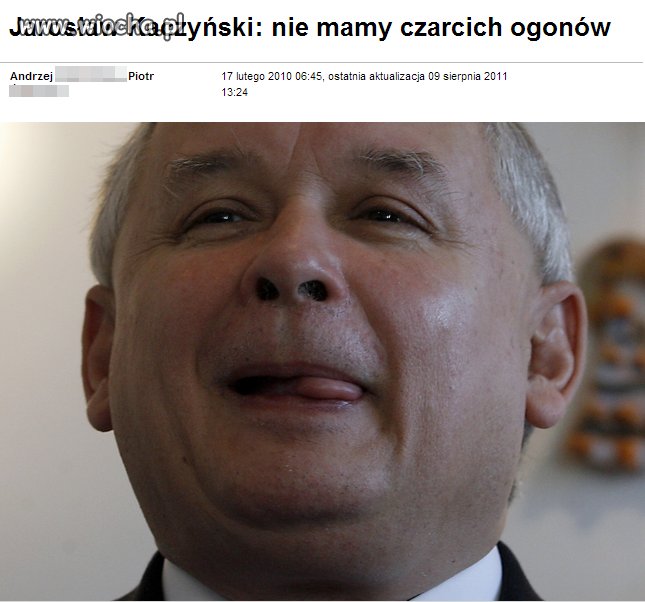 Jarosław Kaczyński...