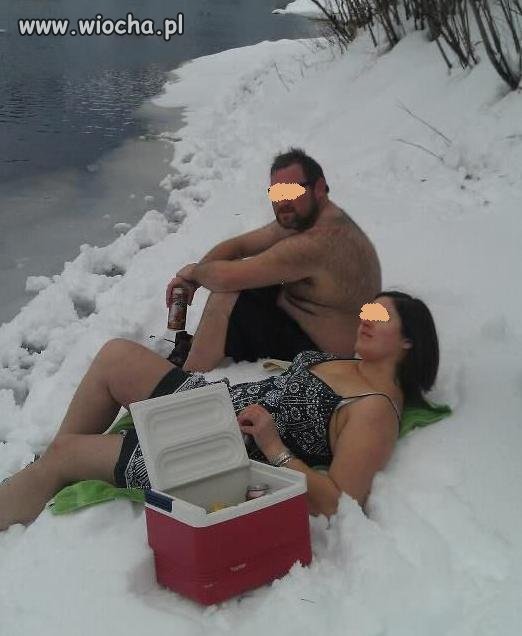  W zimowej scenerii.