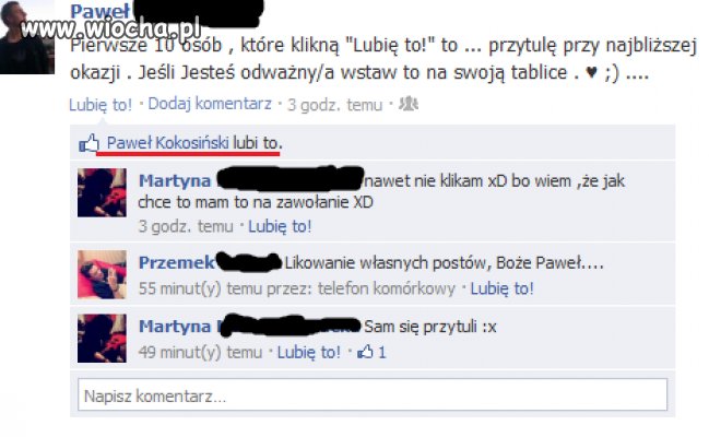 AJ Paweł laikowanie Likowanie Własnych postów