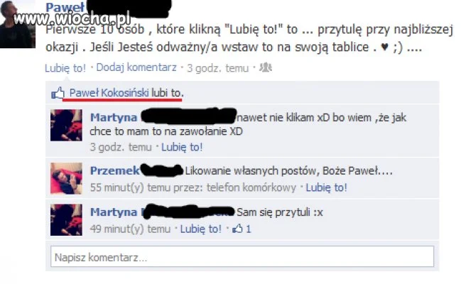 AJ Paweł laikowanie Likowanie Własnych postów