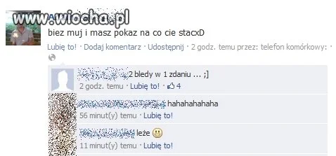 Pan "cieszka noc" niczego się nie nauczył...