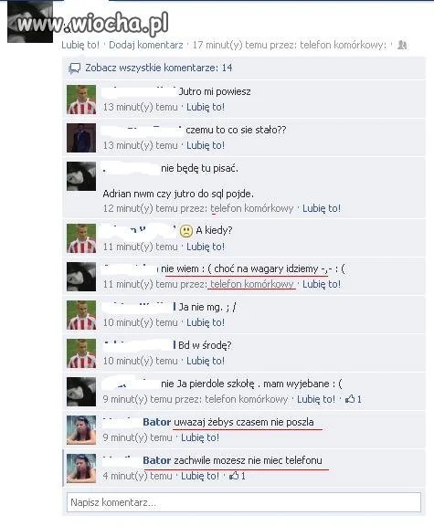 Mama siedzi na fb orient
