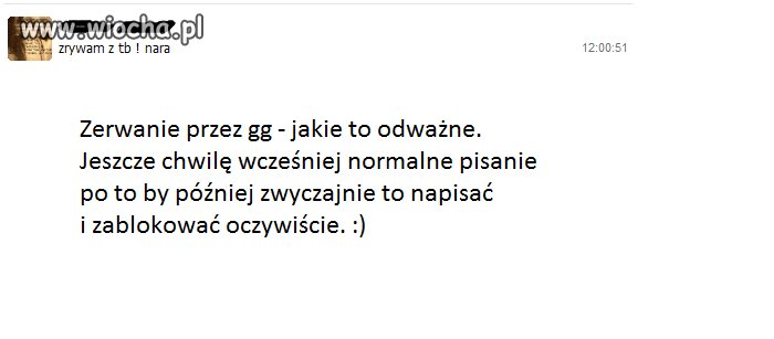 Zrywanie przez gg 
