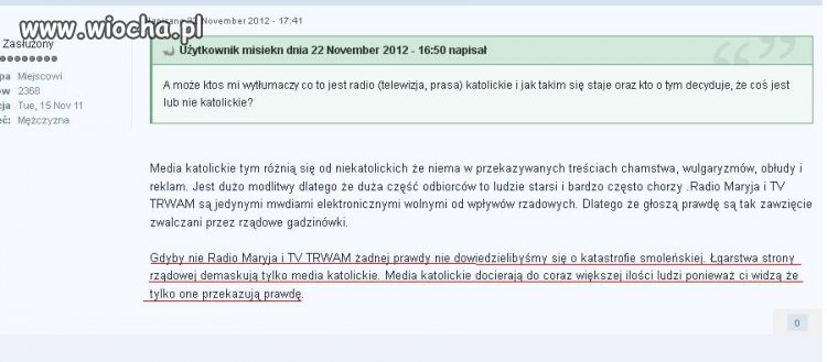 Wiocha z ludzi , kórzy to słuchają 