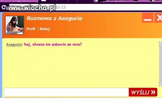 Dziesiejsze nastolatki na czacie 5-10-15...