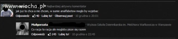 Co jak co, ale...
