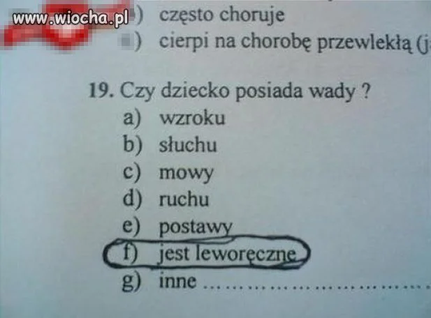 A jakie wady 