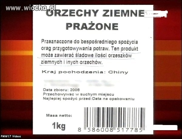 Orzechy ziemne prażone 