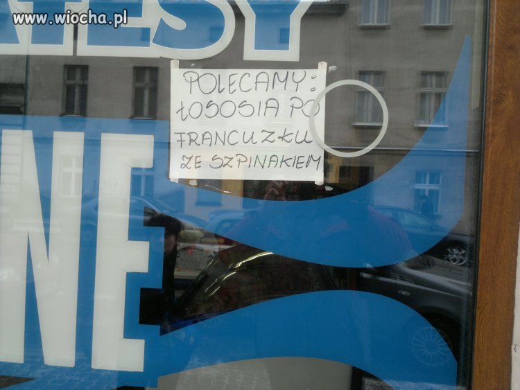 Łosoś po francuZku w polZkim sklepie