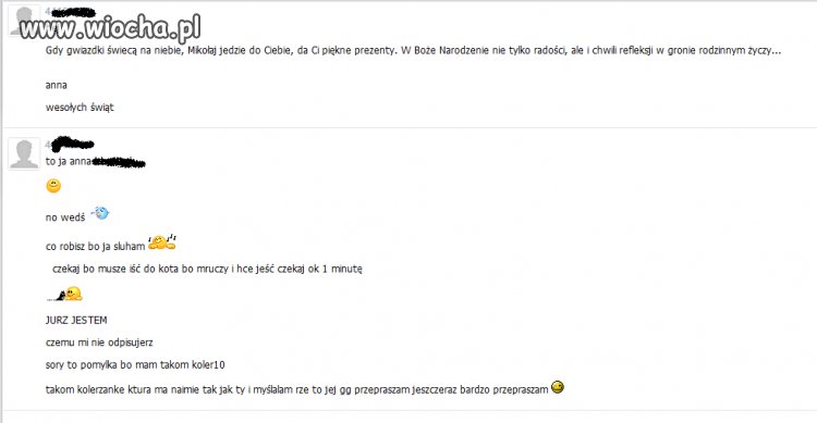 Życzenia przez pomyłkę