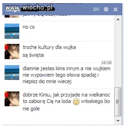 Wujek...Włoskie lody niegolone...