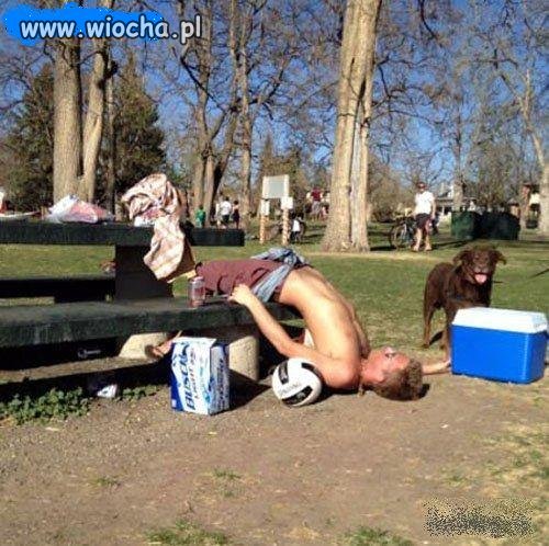 Takie tam w parku.