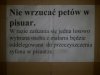 NIE WRZUCAĆ PETÓW...