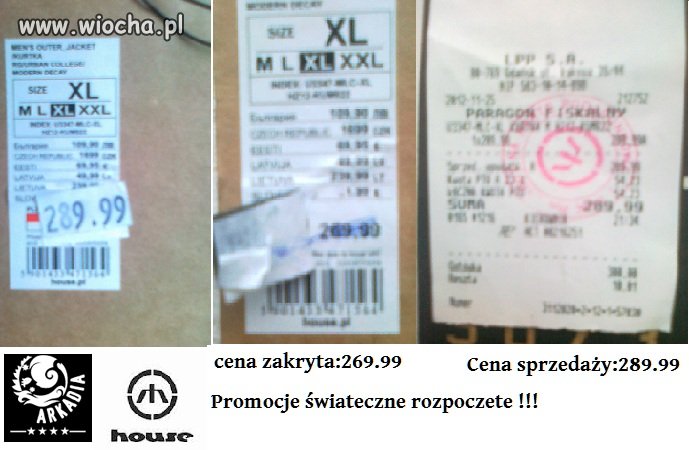 Promocje świateczne w house 