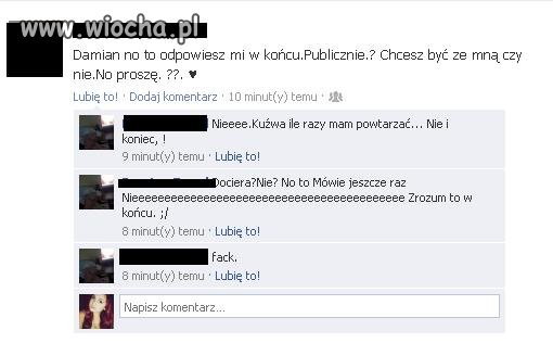 Oceńcie sami, bo brak mi słów. Miłość przez fb.