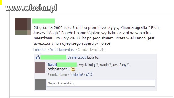 Tak popieram jego słowa, ale...