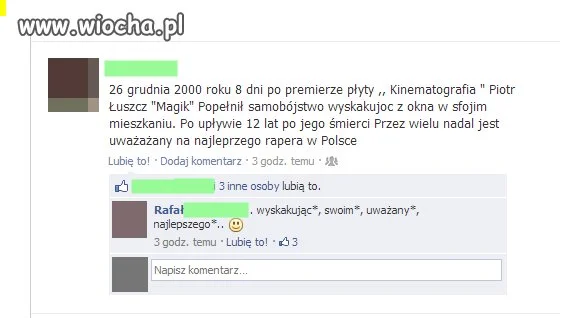Tak popieram jego słowa, ale...