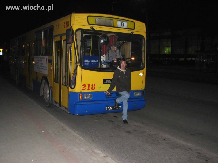 Takie tam z autobusem