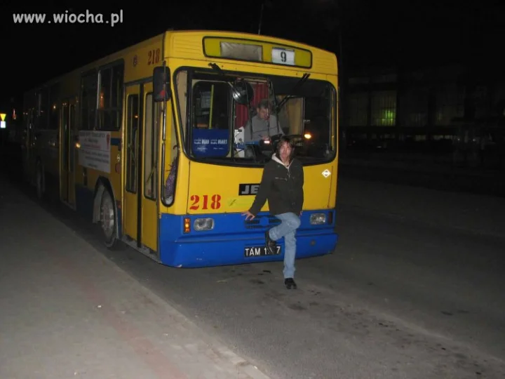 Takie tam z autobusem