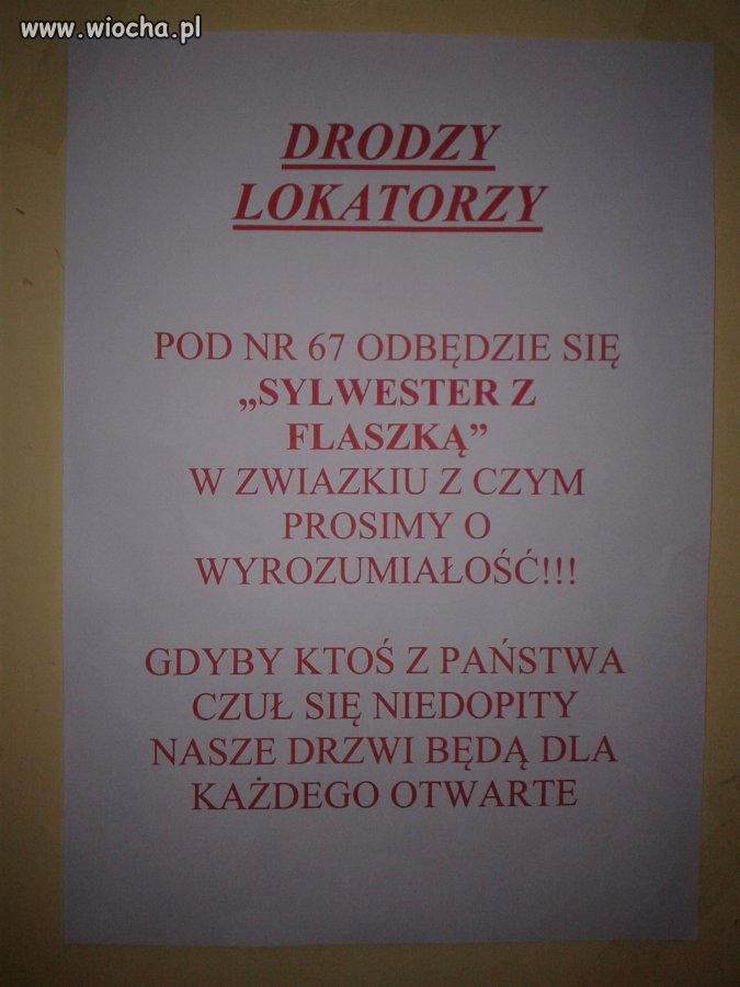 "Sylwester z Flaszką"