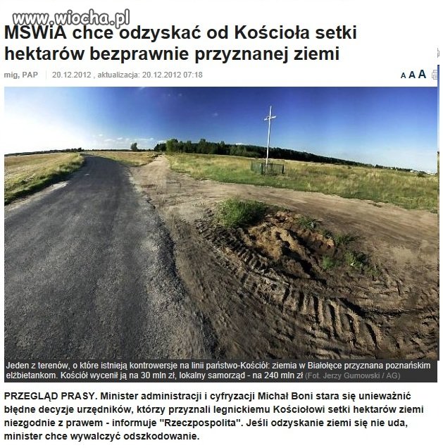 A kto daje i odbiera, ten się w piekle poniewiera.
