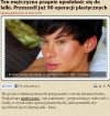 Myślałam ze tylko kobiety chcą upodobnić się do lalki