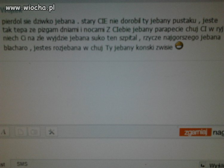 Tak właśnie potraktował koleżankę.