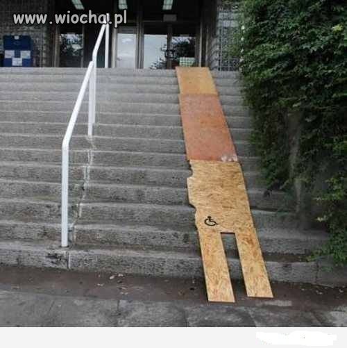 Wejście dla niepełnosprawnych