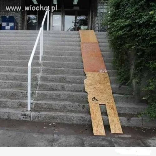 Wejście dla niepełnosprawnych