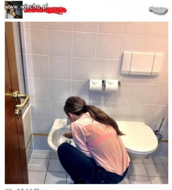 "...dziewczynko  to bidet a nie umywalka...