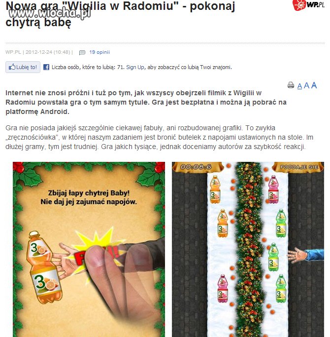 Wiocha dla osób biorących udział w zbiorowej grabieży 