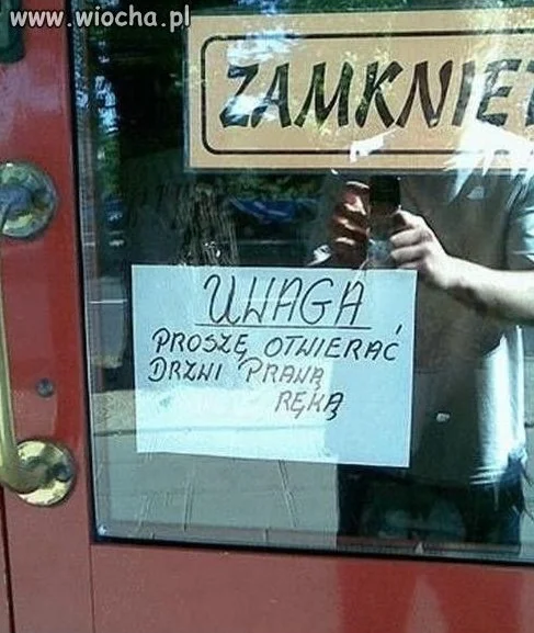 Pouczenie ...