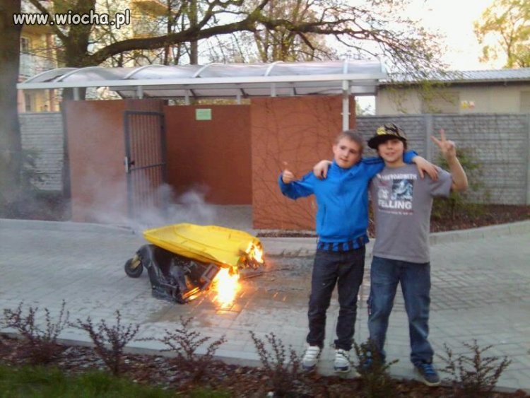 Dzieci i lans że się pali