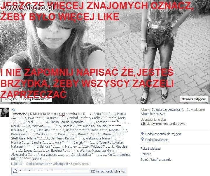 Popularna wiocha na fb