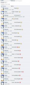 Pokemony chwalące się miłością na facebooku