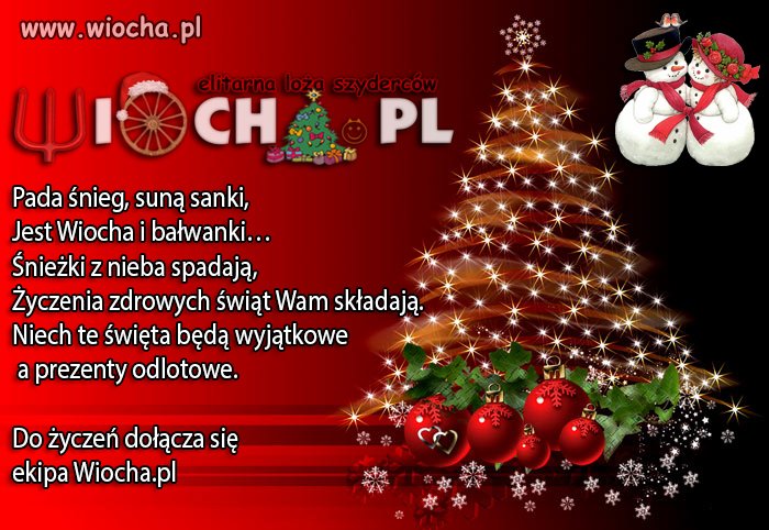 Zdrowych, wesołych i spokojnych Świąt!